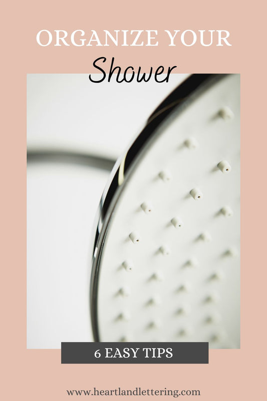 Bathroom Shower Organization - 6 Tips for Organizing your Bathroom Shower