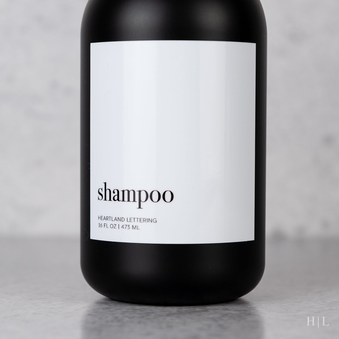 a bottle of shampoo sitting on a table