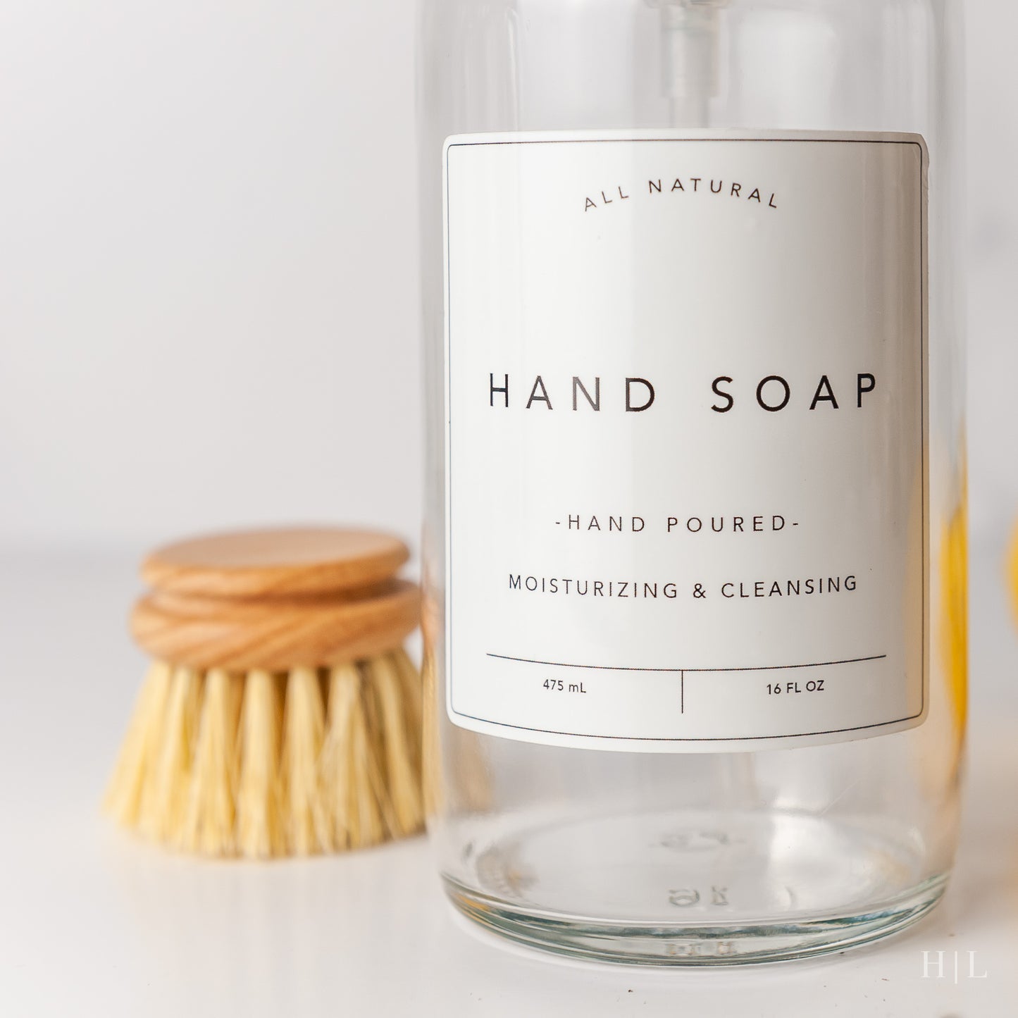 Classic Glass Soap Dispenser Bottles - Hand Soap, Dish Soap, Lotion