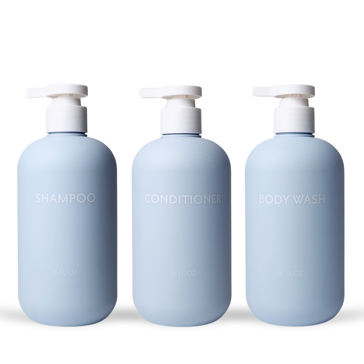 Waimea Collection Color Shower Dispensers, Set of 3 (Shampoo, Conditioner, Body Wash)